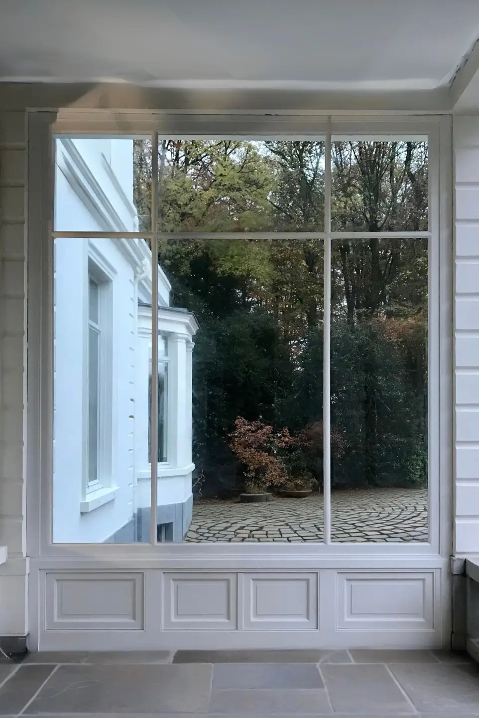 Châssis de jardin d'hiver du château du stuyvenberg