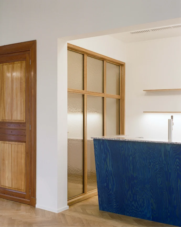 Cloisons bois et parquet bois