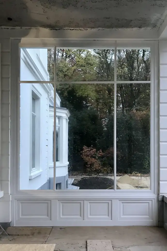 Châssis à l'identique du jardin d'hiver du Château du Stuyvenberg