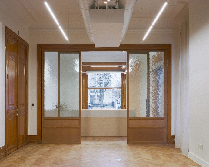 Cloisons bois et parquet bois