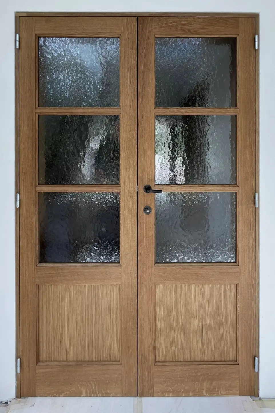 Double porte d'intérieur en chêne sur mesure