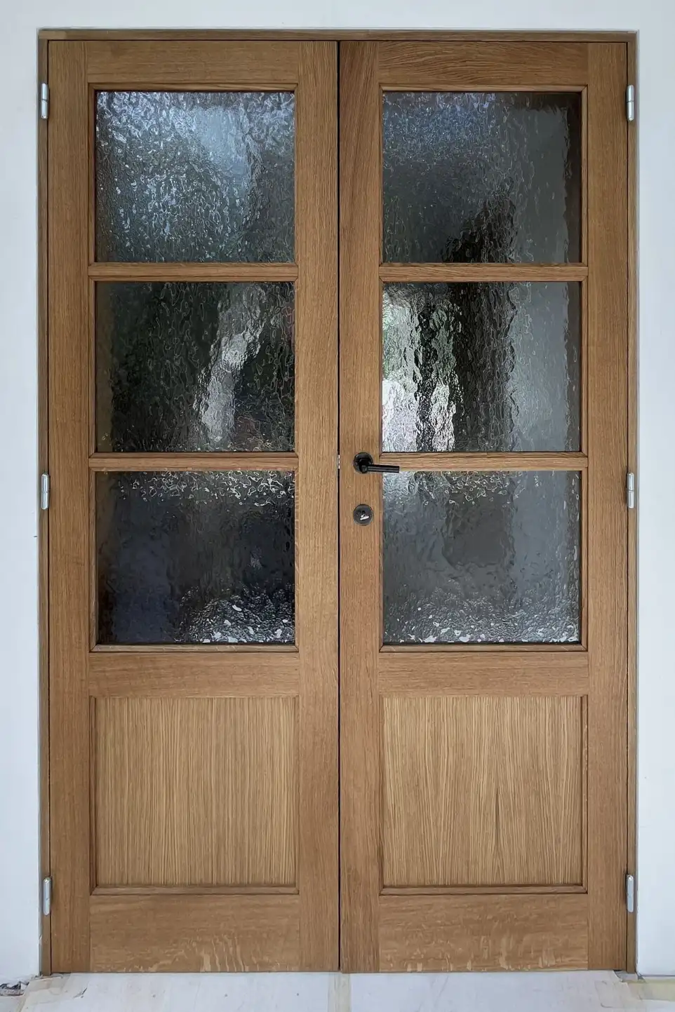 Double porte d'intérieur en chêne sur mesure