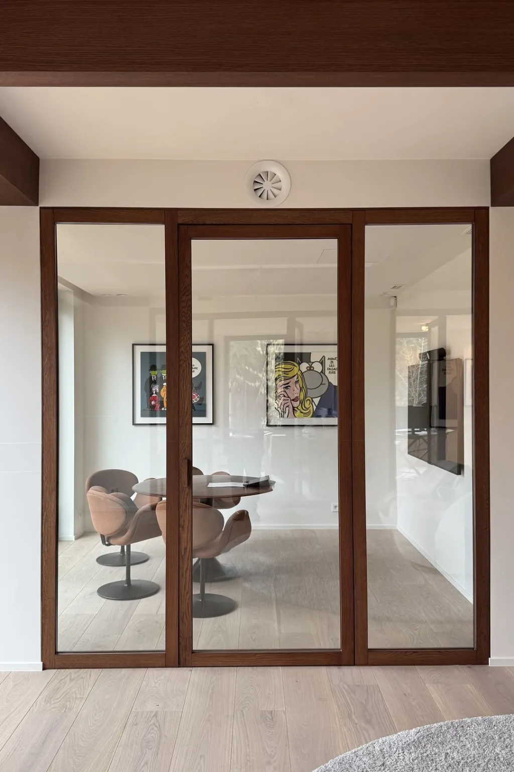 Cloison sur mesure en Chêne teinté